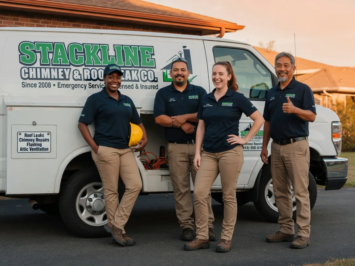 Chimney flashing repair company in Crane, IN